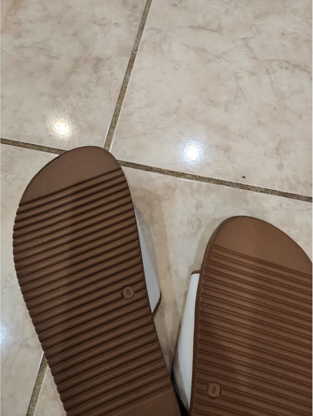 Steve Madden Women's Slip-On Sandals Gold Buckle Size 8 - Picture 11 of 11